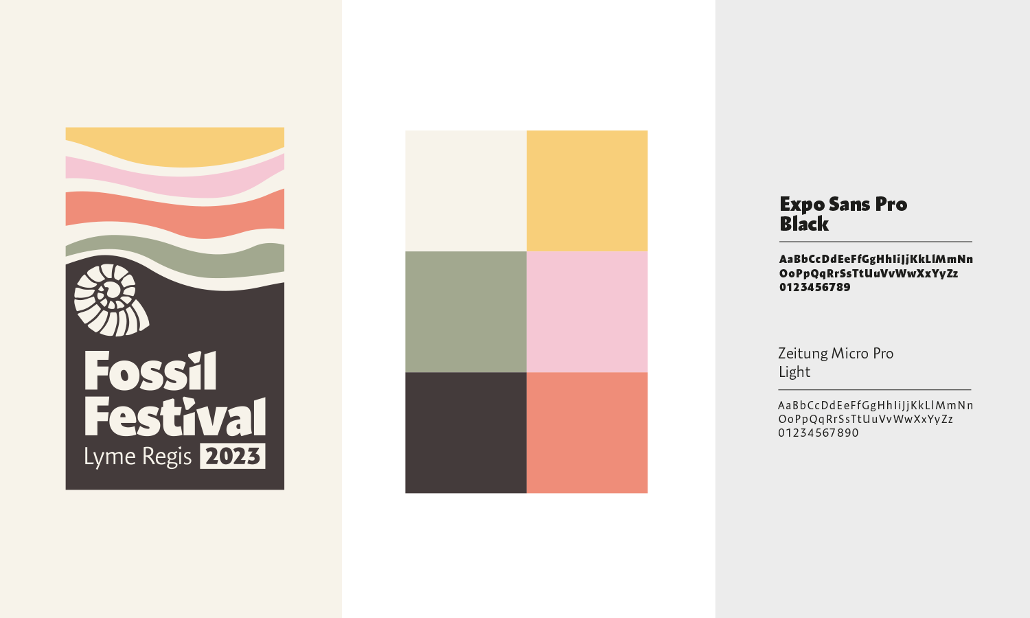 Fossil Festival Branding 2